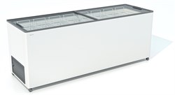 ЛАРЬ МОРОЗИЛЬНЫЙ FROSTOR F 700 С ПРЯМОЕ СТЕКЛО СЕРЫЙ (ПРОПАН) 398572