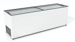 ЛАРЬ МОРОЗИЛЬНЫЙ FROSTOR F 800 С ПРЯМОЕ СТЕКЛО СЕРЫЙ (ПРОПАН) 398573