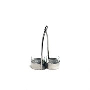 Менажница для сервировки на 2 емкости, 8x21,5см, SS-4454 415322