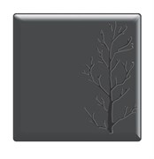 Блюдо сервировочное 26x26см, меламин, Embossed, цвет черный S-2781 415770