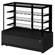 ВИТРИНА КОНДИТЕРСКАЯ KAYMAN K-ВК-1300 КВАДРО ЧЕРНЫЙ 416687