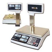 ВЕСЫ ЭЛЕКТРОННЫЕ ТОРГОВЫЕ СО СТОЙКОЙ MAS MR1-15P 167447