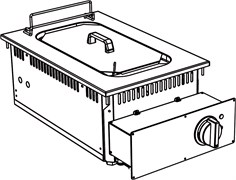 ФРИТЮРНИЦА ВСТРАИВАЕМАЯ 700 СЕРИИ APACH CHEF LINE SLDI7FRIE4S10 354631
