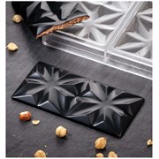 Форма д/шок. Chocolate Bar Edelweiss 155х77мм h10мм, 100гр, 3 ячейки, п/к PC5005 368723