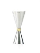 Джиггер Mr.Slim 30/60, с золотым ободком, нерж.сталь M37096 359775