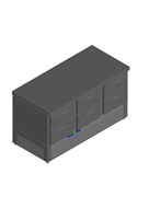СТОЛ С ОХЛАЖД.ШКАФОМ HICOLD GNE222/TN O 146582